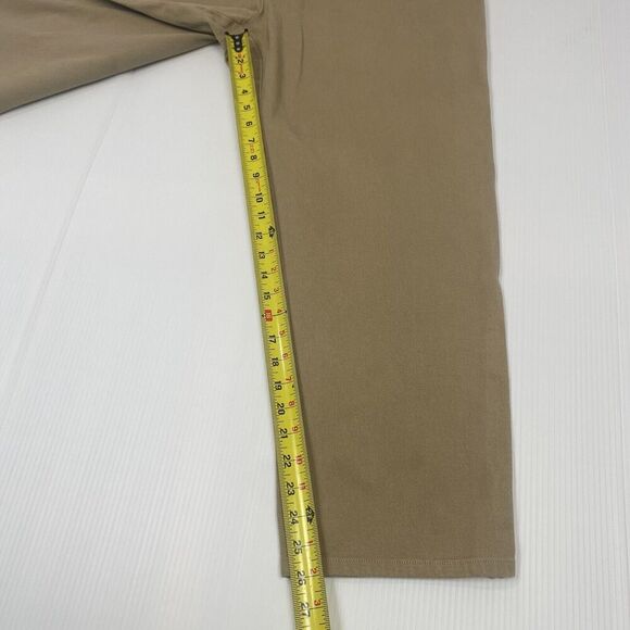 Vintage Lauren Jeans Co Ralph Lauren Womens Tan Bootcut Pants Size 16 Wide Leg - Picture 6 of 16
